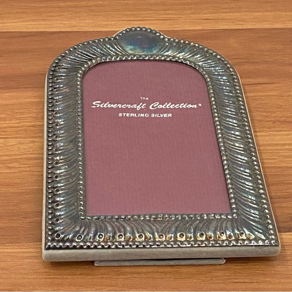 Vintage Silvercraft Collection Sterling Silver Standing Picture Frame - Picture 2 of 9